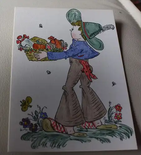 Kinderkarte, Verlag: -Meindl & Kittsteiner München Pasing,  Postkarte, unbenutzte Karte, 15 cm x 10,5 cm,