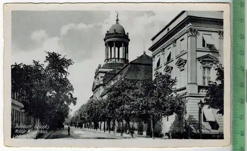 Potsdam, Großes Militär-Waisenhaus,Lindenstraße, Verlag: -------,   Postkarte, unbenutzte Karten, Maße:14 x 9  cm.