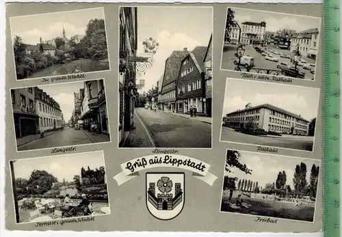 AK Gruß aus Lippstadt,  1961