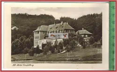 Alb-Hotel TraifelbergVerlag: gebr. Metz, Tübingen,  POSTKARTEErhaltung: I-II, unbenutztKarte wird in Klarsichthülle vers