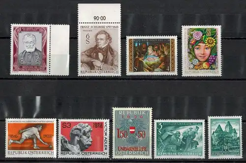 9 x Österreich Briefmarken**,  Zustand. Gut