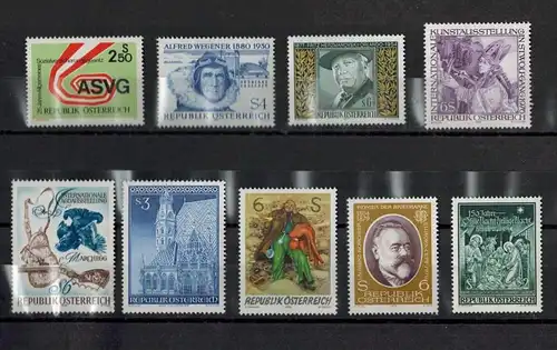9 x Österreich Briefmarken**,  Zustand. Gut