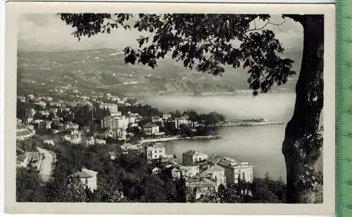 Abbazia, Veduta generale 1941, Verlag: A. Tomasic, Abbazia,  Postkarte ohne Frankatur,  mit  Stempel,  9.4.31