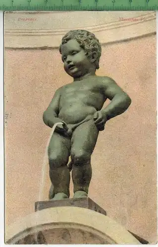 Brüssel,  Manneken-Pis 1916, Verlag:----------,  FELD-Postkarte ohne Frankatur,  mit Stempel,---- 23.7.16,