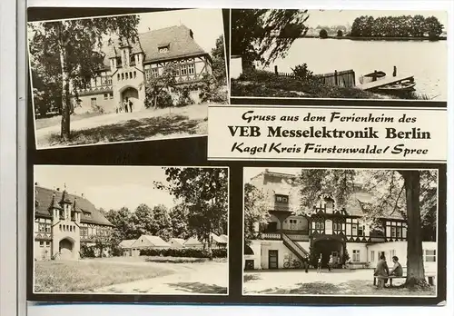 Berlin – VEB Messelektronik,  um 1960/70, Verlag: H. Sander KG, Postkarte mit Frankatur, mit Stempel,  08.07.68,