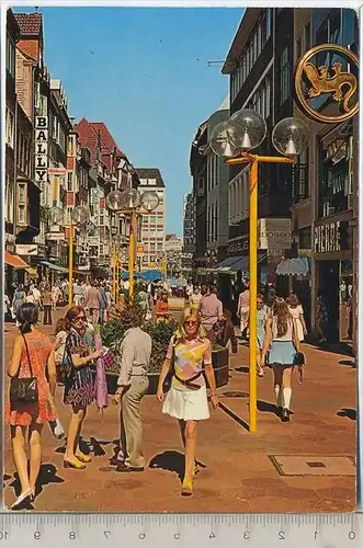 Bremen, Sögestraße, um 1970  Verlag: TRAGA Garbrecht & Co KG, Postkarte,  Erhaltung: I –II Karte wird in Klarsichthülle