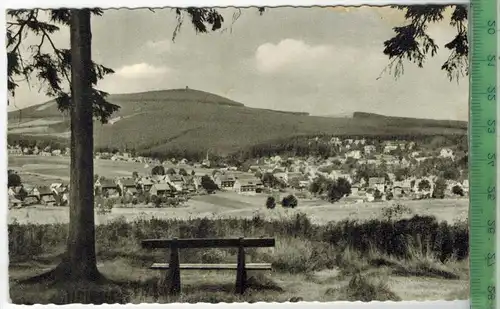 Braunlage im Harz-Der Adamsblick um 1960/1970, Verlag: Carl Fr. Fangmeier, Bad Harzburg  POSTKARTE,  mit Frankatur,