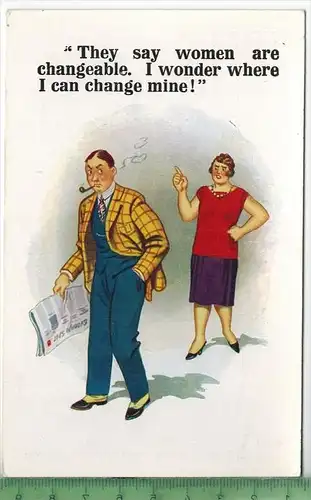 COMIQUE-Series, Nr. 6206,   Verlag: Florence House, Barnes, London ,  POSTKARTE, Erhaltung: I-II,