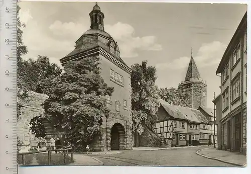 Mühlhausen, Inneres Frauentor, um 1960/1970 Verlag: Kunstanstalt Straub & Fischer, Postkarte, mit Frankatur und Stempel,