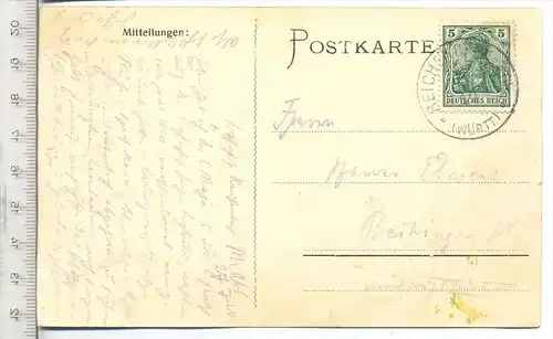 Gruss aus Hohengehren, um 1900/1910, Verlag:----,  Postkarte mit Frankatur, mit Stempel, REICHENBACH 28.07.1910
