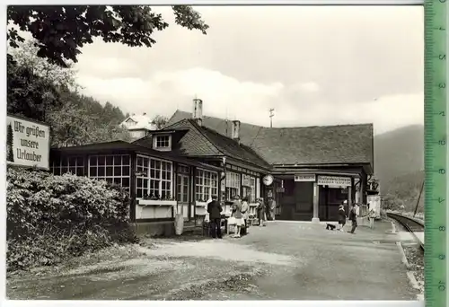 Mellenbach-Glasbach,Bergbahn-Talstation, Obstfelderschmiede um 1960/1970 Verlag: Bild und Heimat, Reichenbach, POSTKARTE