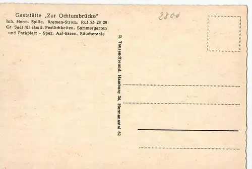 Gruß aus Strom, Mehrfeldkarte um 1950/1960, Verlag: R. Tausendfreund, Hamburg , POSTKARTE   Erhaltung: I-II