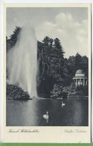 Kassel Wilhelmshöhe, Große Fontäne, um 1920/1930 Verlag:Staatl. Bildstelle Berlin , Postkarte  Erhaltung: I-II Karte wir