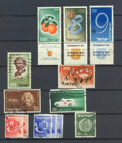 Israel, Konvolut Briefmarken, ** und Gest. Zustand: I-II