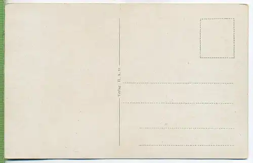 Oybin, Kirchruine und Kreuzgang um 1920/1930 Verlag: H.A.O. Postkarte  unbenutzte Karte  rechte Seite mit Einriss Erhalt