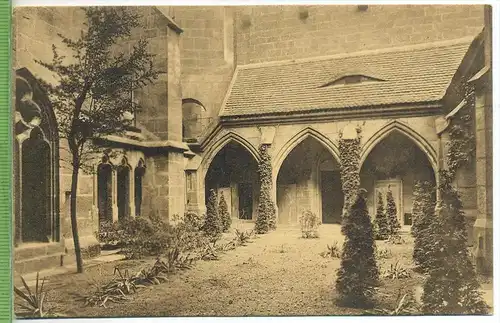 Meissen, Dom, Kreuzgang um 1920/1930, Verlag: Carl H. Odemar, Magdeburg, Nr.32, Postkarte,  unbenutzte Karte