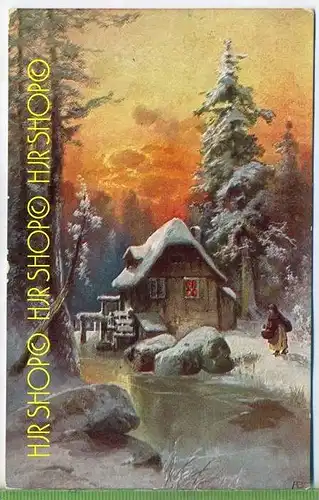 Winterlandschaft, , um 1910/1920, Verlag: ASM, Serie 509, 6 Dessins,  Postkarte unbenutzte Karte ,  Erhaltung: I-II