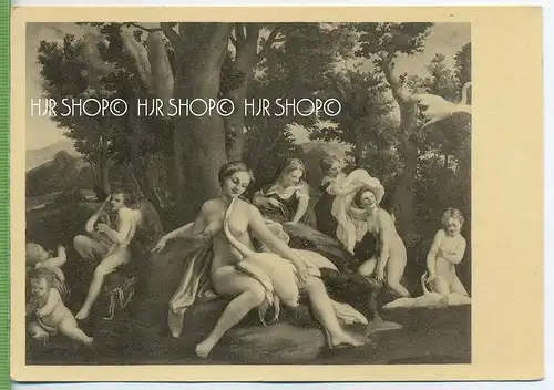 Correggio/ Leda mit dem Schwan Verlag:  Gust. Schwarz, Berlin, POSTKARTE ,  unbenutzte Karte ,  Erhaltung: I-II