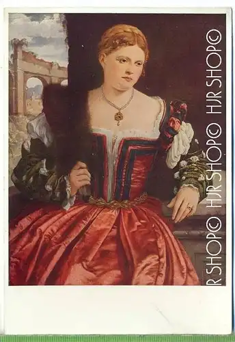 Moretto da Brescia, Frauenbildnis Verlag:  Wolfrum, Wien, POSTKARTE ,  unbenutzte Karte ,  Erhaltung: I-II Karte wird in