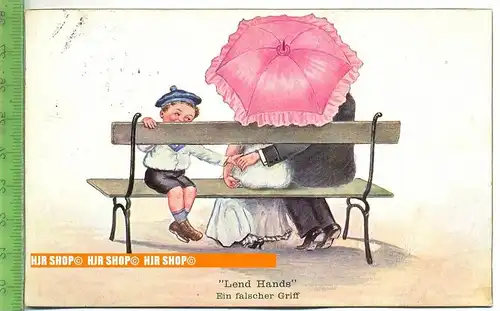 „Lend Hands“  um 1910/1920    Ansichtskarte