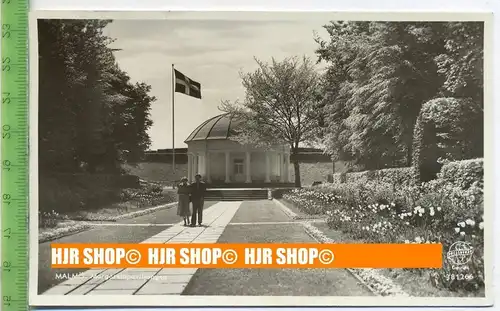 „Malmö, Margaretapavljongen“  um 1950/1960    Ansichtskarte  mit Frankatur, mit Stempel,