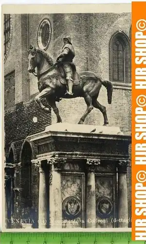 „Venevia, Monumentura Colleoni“ um 1920/1930, Ansichtskarte  ungebrauchte Karte
