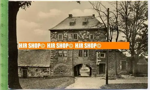 „Frauenstein/Erzgeb., Schloßaufgang“ um 1950/1960, Ansichtskarte  ungebrauchte Karte