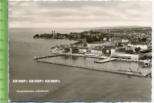 „Friedrichshafen am Bodensee“  um 1950/1960  , Ansichtskarte mit Frankatur, mit Stempel,