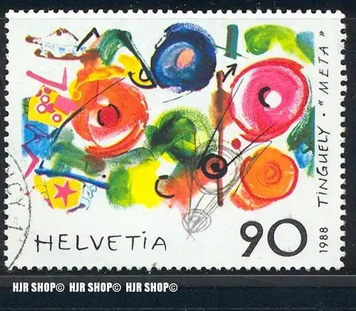 1988, Zeitgenössische Kunst, MiNr. 1380 gest.