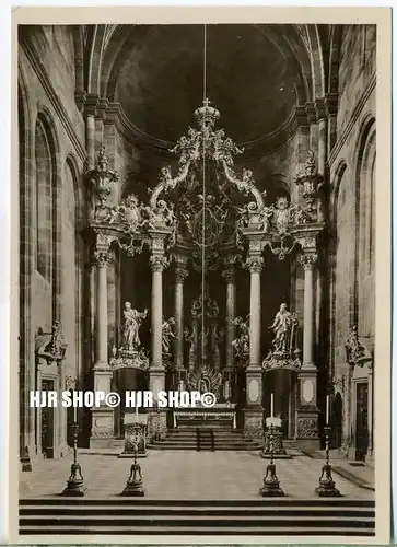 „Der Dom, Hochaltar im Ostchor um 1730 “  um 1930/1940 Ansichtskarte,(Großformat)  ungebrauchte Karte