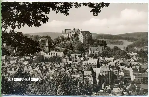 „Marburg an der Lahn“  um 1930/1940 Ansichtskarte,  ungebrauchte Karte