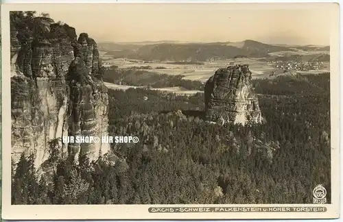 „Falkenstein und Hoher Torsten“  um 1930/1940 Ansichtskarte,  ungebrauchte Karte