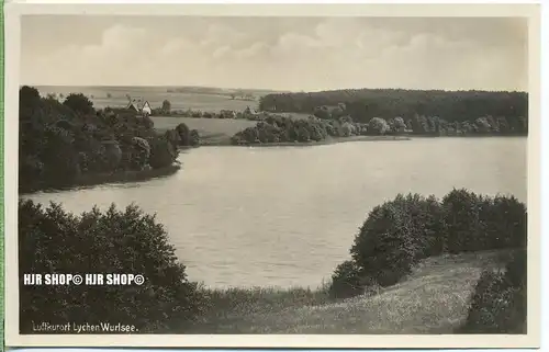 um 1920/1930 Ansichtskarte,  „Wurlsee“  ungebrauchte Karte