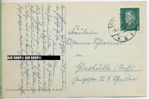 um 1920/1930  Antsichtskarte,  „Bad Elster“  mit Frankatur, Stempel