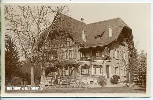 um 1920/1930 Ansichtskarte,  „Villa, unbekannt “  ungebrauchte Karte