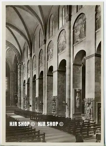 um 1920/1930 Ansichtskarte,  „Der Dom, Mittelschiffswand“  ungebrauchte Karte