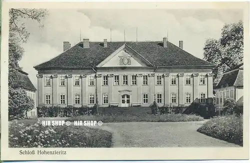 um 1920/1930 Ansichtskarte  „Schloß Hohenzieritz“ , ungebrauchte Karte