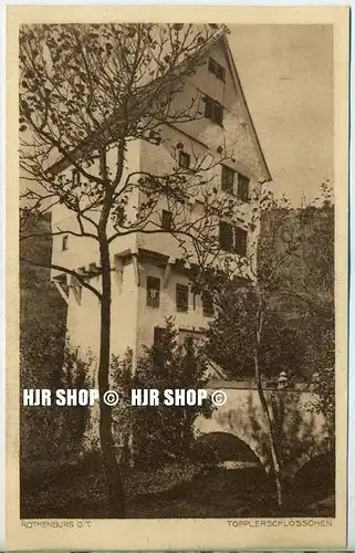 um 1920/1930 Ansichtskarte  „Topplerschlösschen“ , ungebrauchte Karte