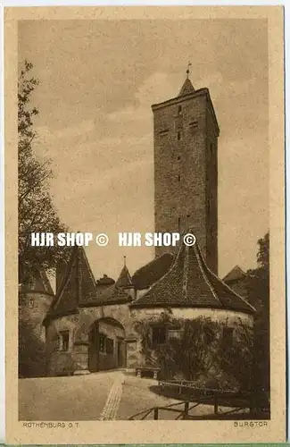 um 1920/1930 Ansichtskarte  „Burgtor“ , ungebrauchte Karte