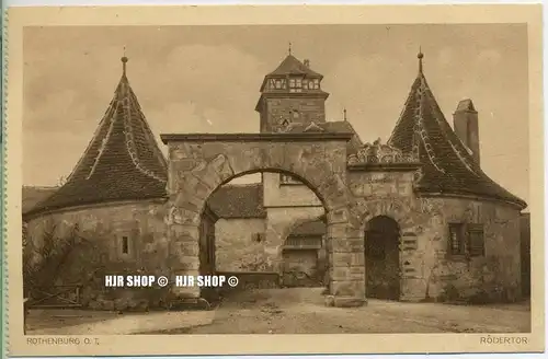 um 1920/1930 Ansichtskarte  „Rödertor“ , ungebrauchte Karte