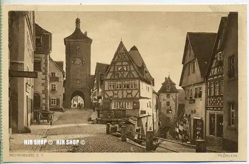 um 1920/1930 Ansichtskarte  „Plönlein“ , ungebrauchte Karte