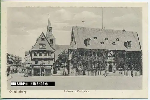 um 1920/1930 Ansichtskarte  „ Rathaus“ , ungebrauchte Karte