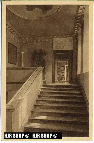 um 1920/1930 Ansichtskarte  „ Goethes Wohnhaus, Treppenaufgang“, ungebrauchte Karte