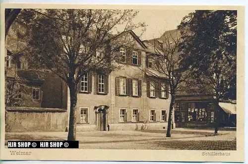 um 1920/1930 Ansichtskarte  „ Schillerhaus“ , ungebrauchte Karte