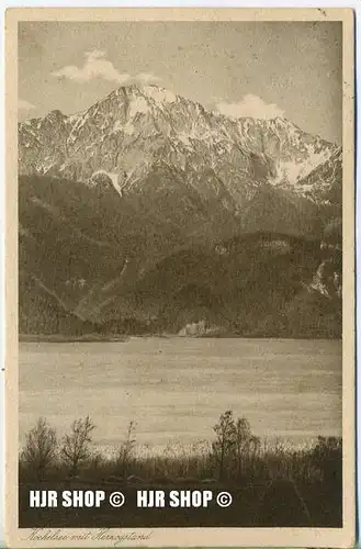 um 1920/1930 Ansichtskarte,  „Kochelsee“ mit Frankatur
