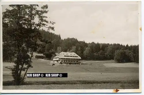 um 1930/1940 Ansichtskarte,  „ JHB am Titisee“ mit Frankatur