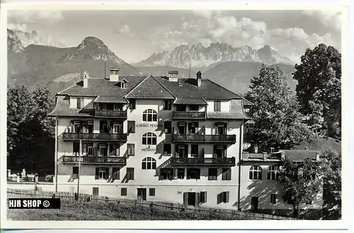 um 1950/1960 Ansichtskarte " Renon, Hotel Miramonti ", ungebrauchte Karte