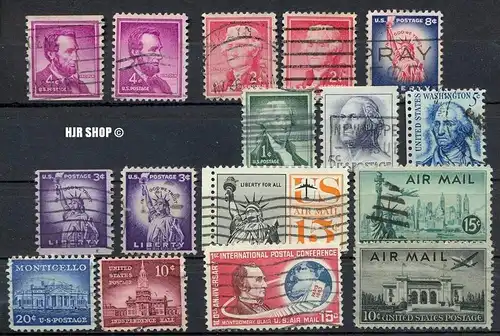 Konvolut, USA, gest., Zustand: gut