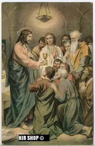um 1920/1930 Ansichtskarte "Das heilige Abendmahl"