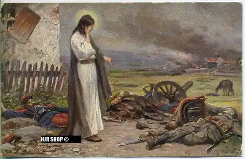 um 1910/1920 Ansichtskarte,  "Mich erbarmt des Volks"